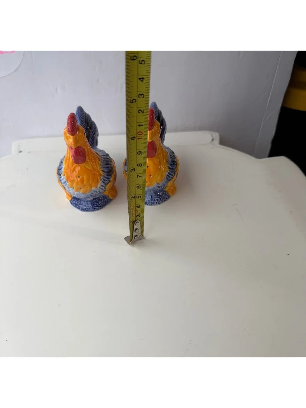 Vintage Avon The Provencal Collection Rooster Salt & Pepper Shakers D-13